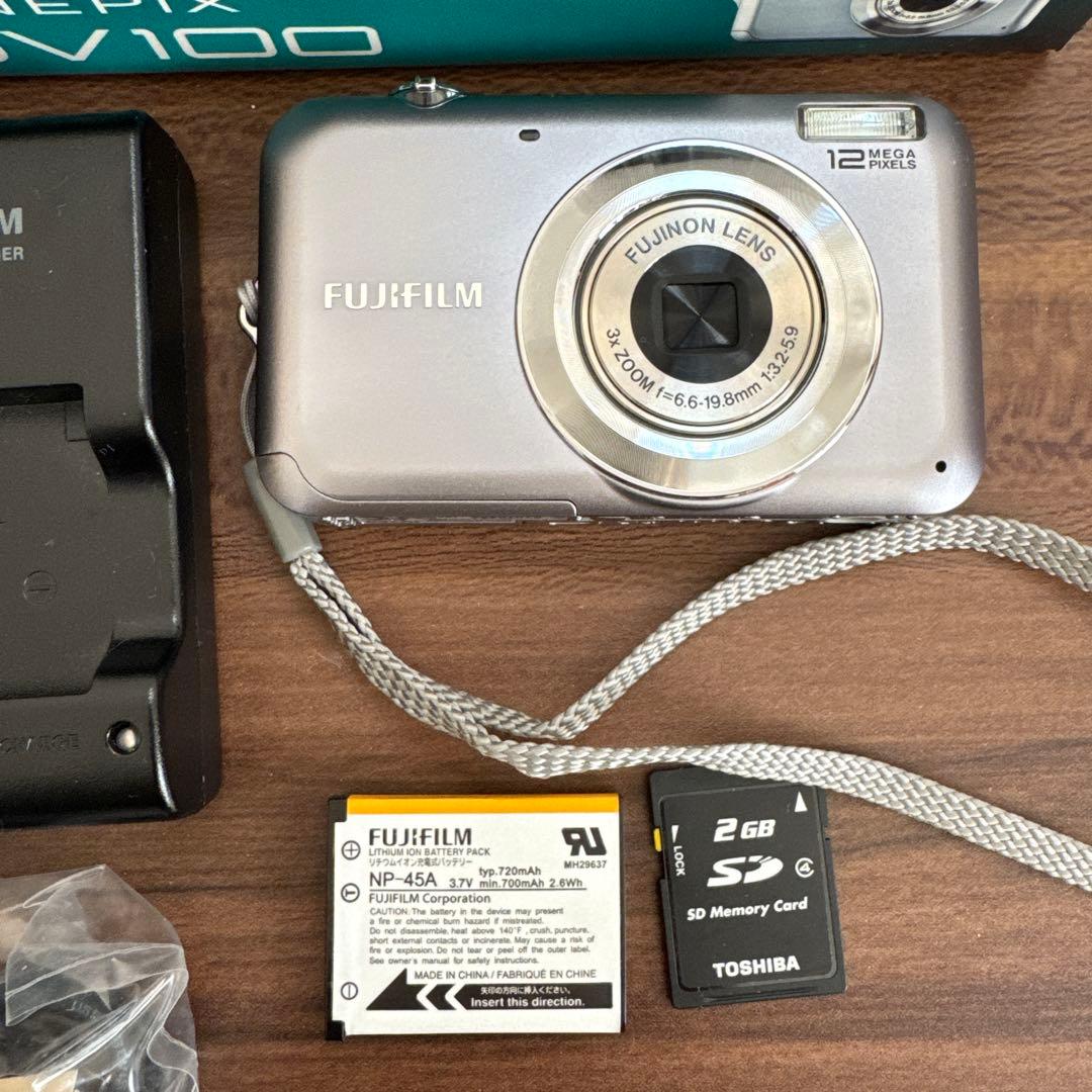 【美品】FUJIFILM FINEPIX JV100 コンパクトデジタルカメラ
