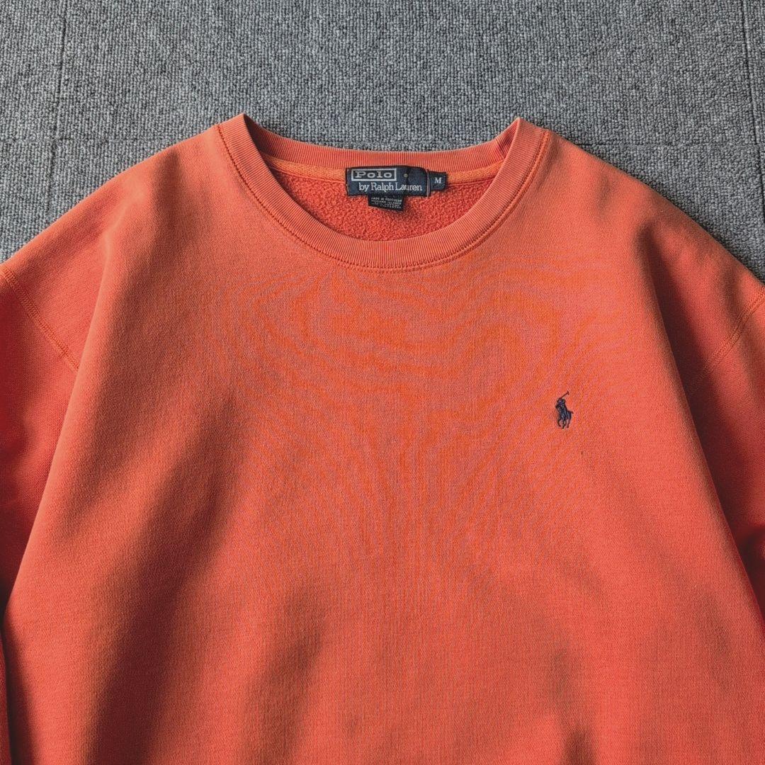 USA製 90s ラルフローレン スウェット 刺繍 polo ポニー オールド