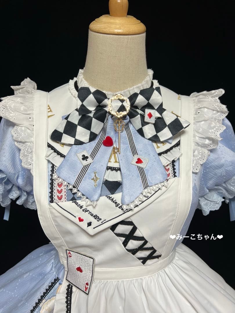 アリスの大冒険　フルセット★水色　甘ロリ　しゅくれどーる　ロリィタ　クラロリ