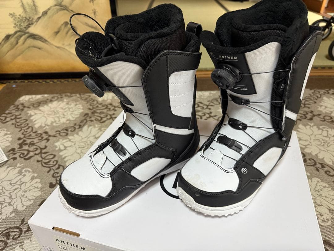 RIDE ANTHEM スノーボードブーツ 7 ホワイト/ブラック 25cm