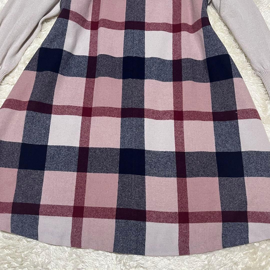 ブルーレーベルクレストブリッジ　クレストブリッジチェックフラノワンピース