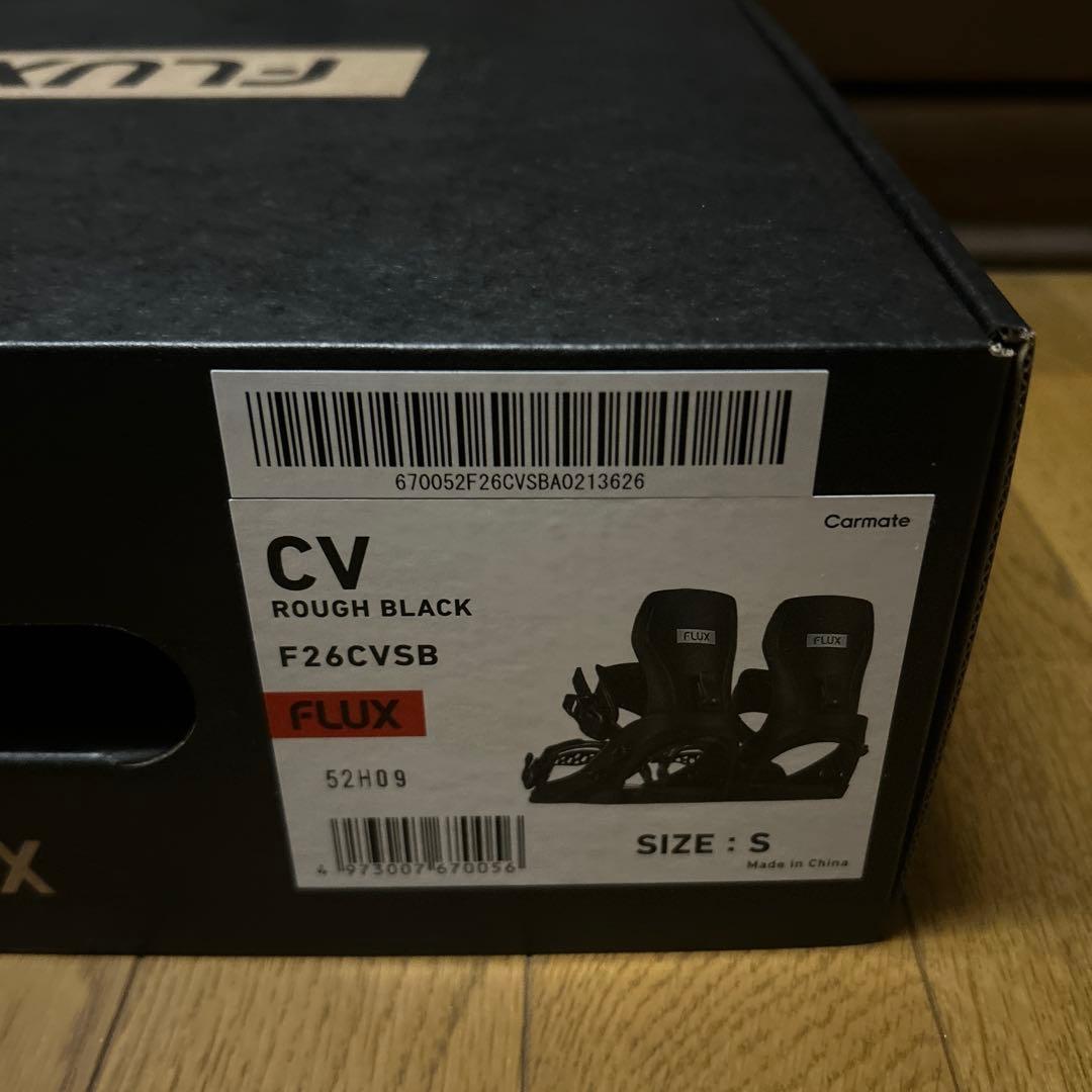 FLUX CV ビンディング ROUGH BLACK サイズS