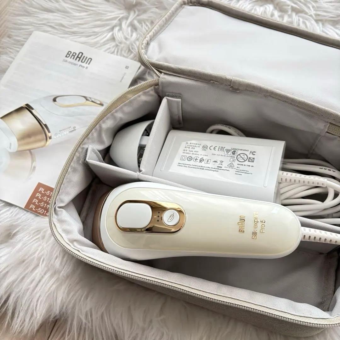 未使用】BRAUN Silk-expert Pro 5 脱毛器 収納ケース付き - メルカリ
