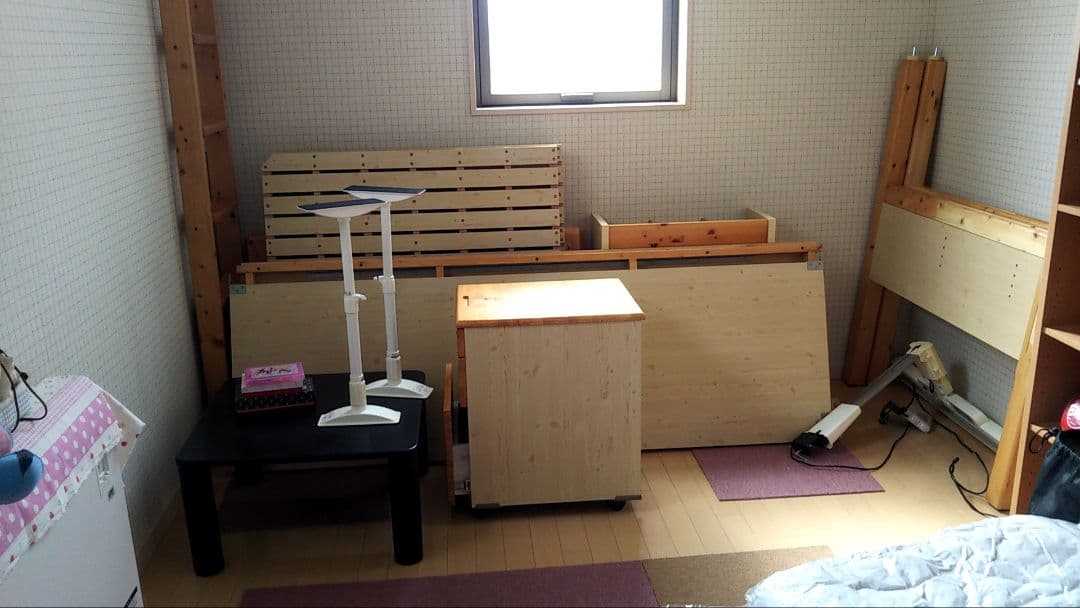 ベッド付き学習机
