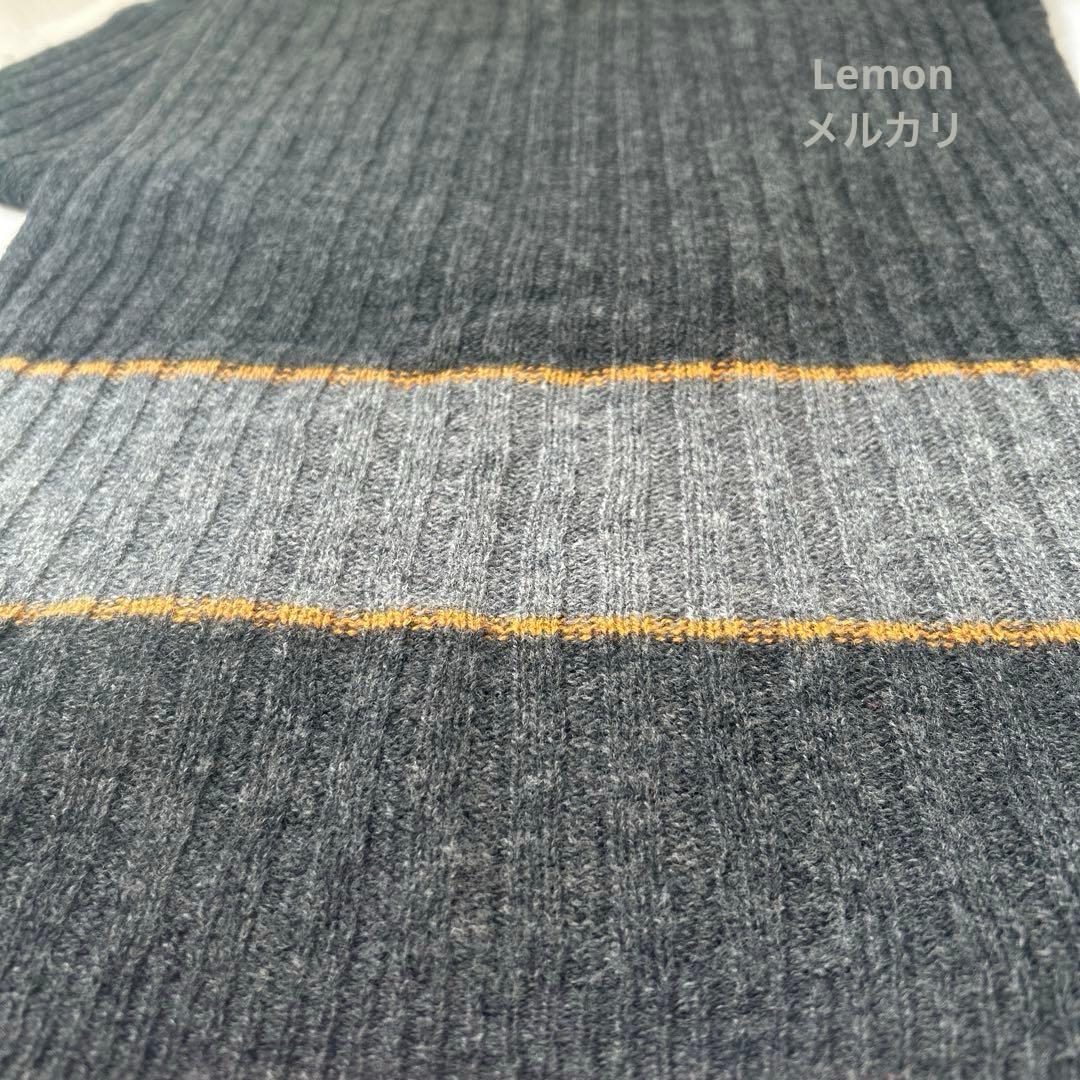 Papas+ パパスプラス×フランコバッシ　ウール＆カシミヤマフラー　新品未使用