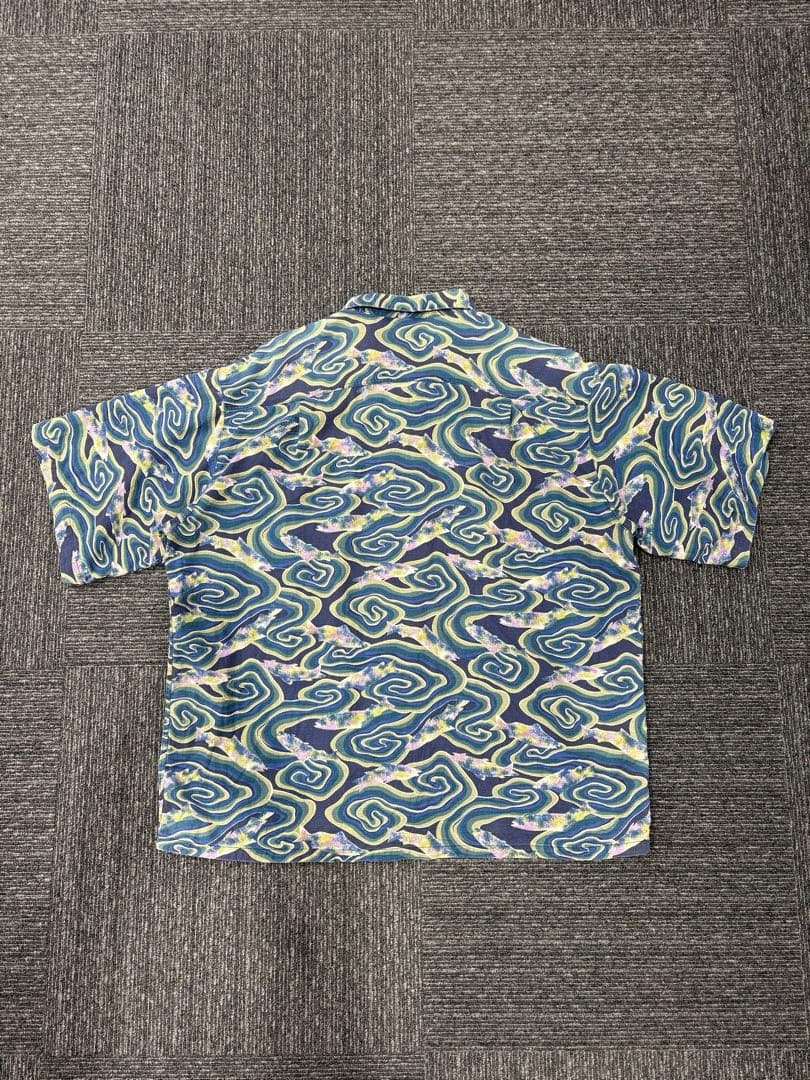 希少 美品 XL 90s パタゴニア 渦巻き ACシャツ JAVA FISH