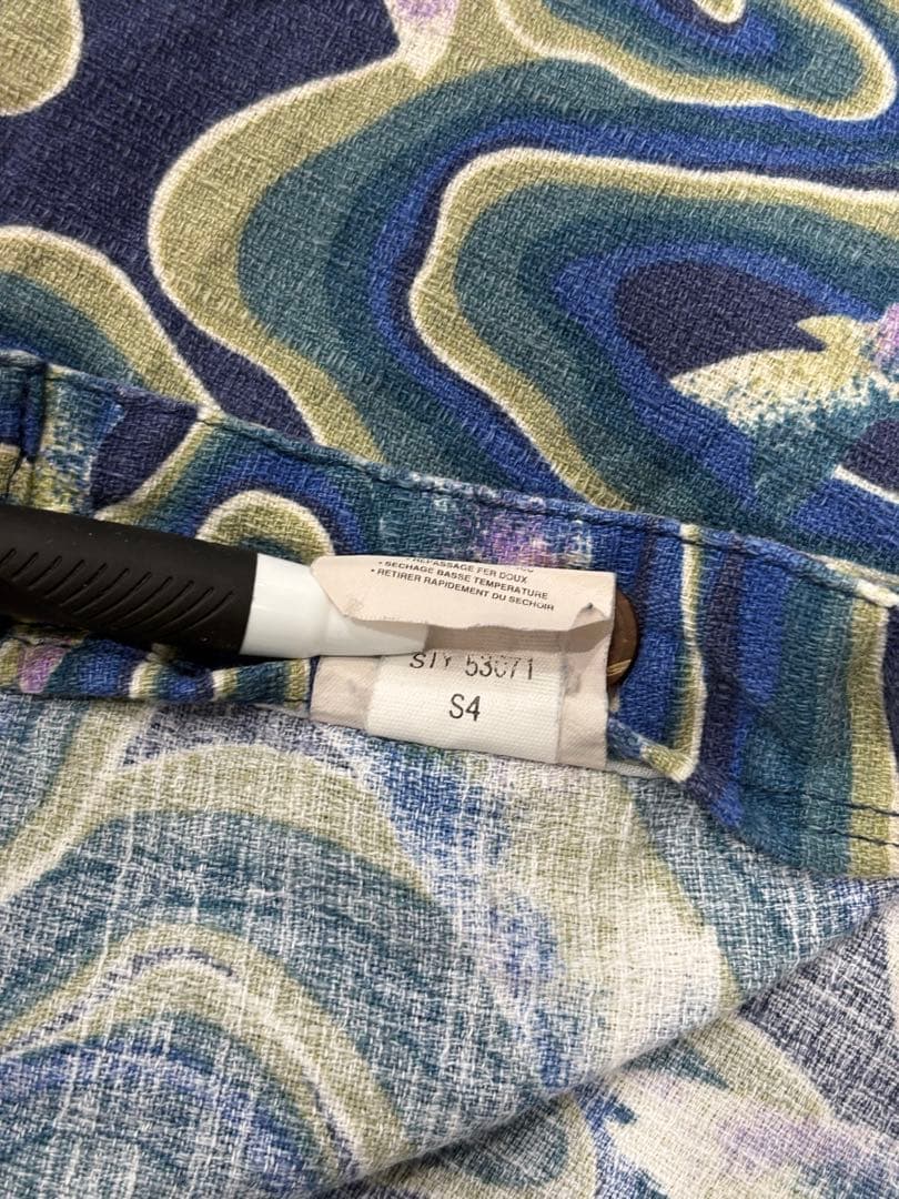 希少 美品 XL 90s パタゴニア 渦巻き ACシャツ JAVA FISH