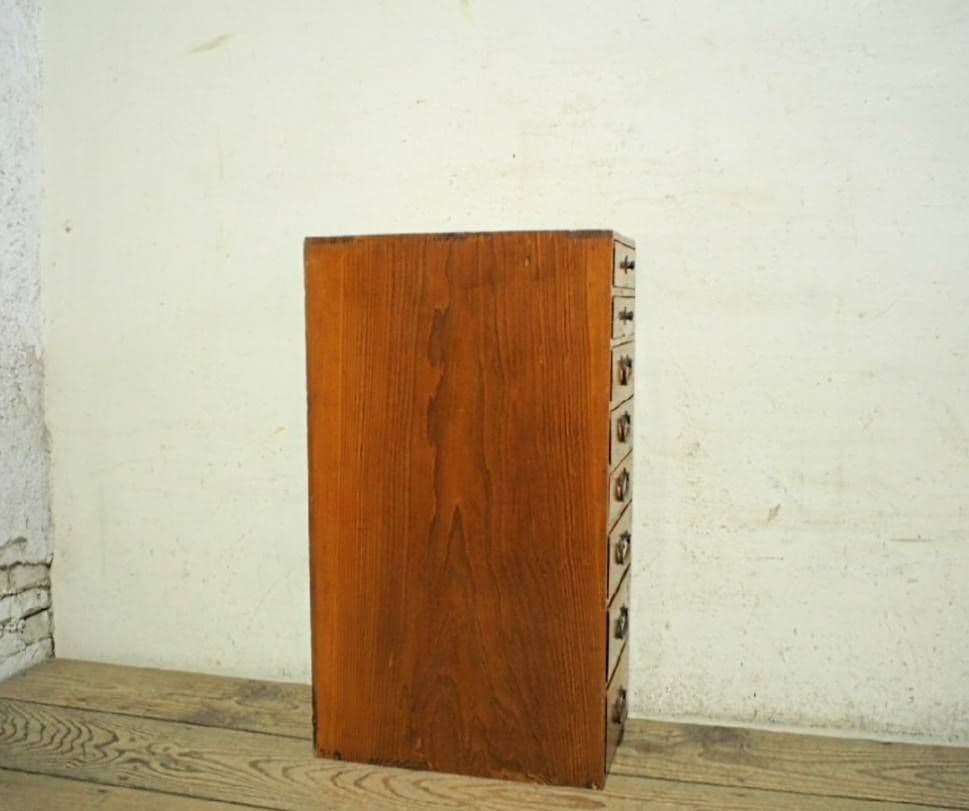 1021 ヴィンテージ　収納棚　小引き出し　チェスト　ケース　古家具　レトロ