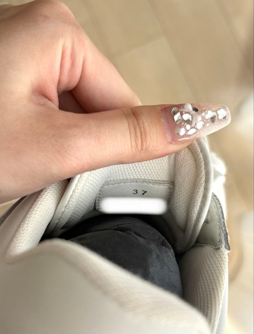 【新品未使用】 CELINE 厚底 スニーカー ホワイト 23.5cm / 37