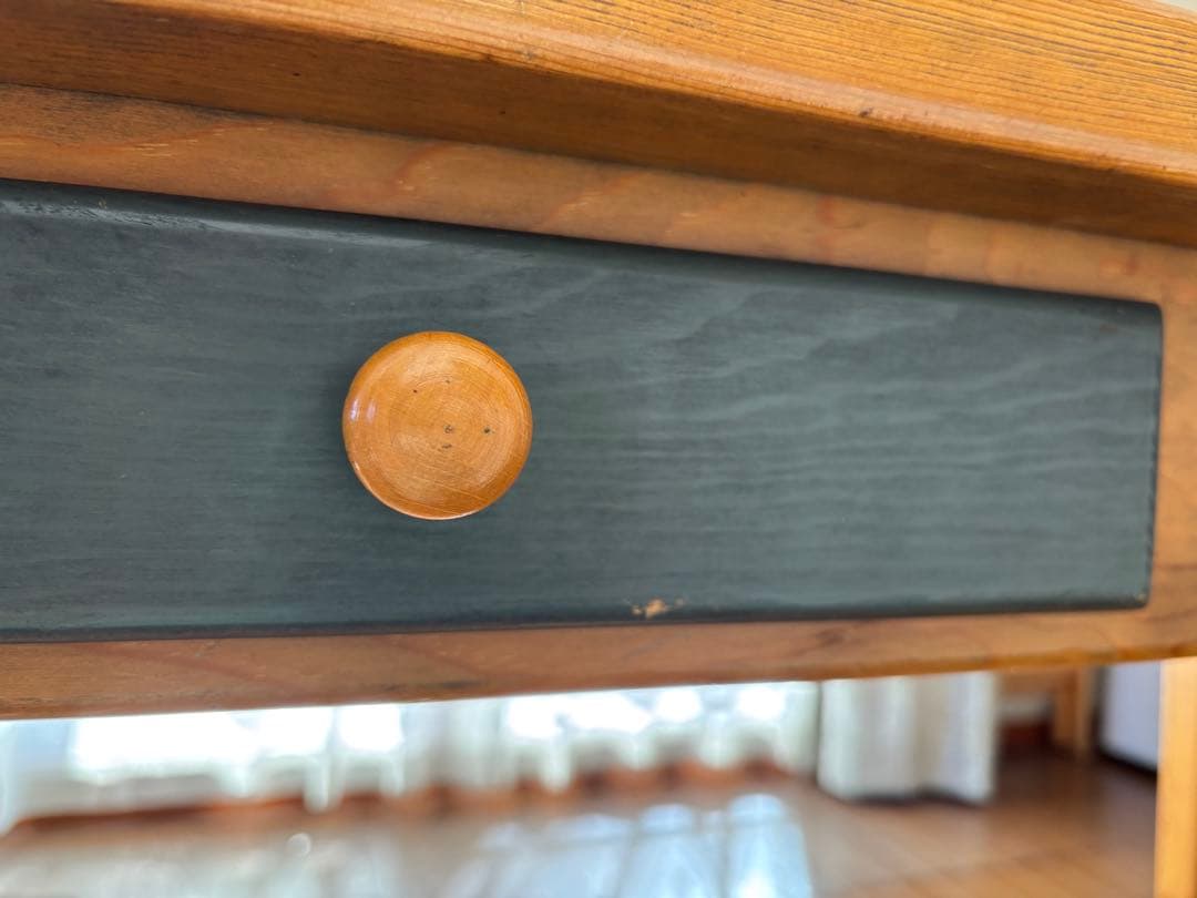 アンファン パイン材ダイニングテーブル - メルカリ