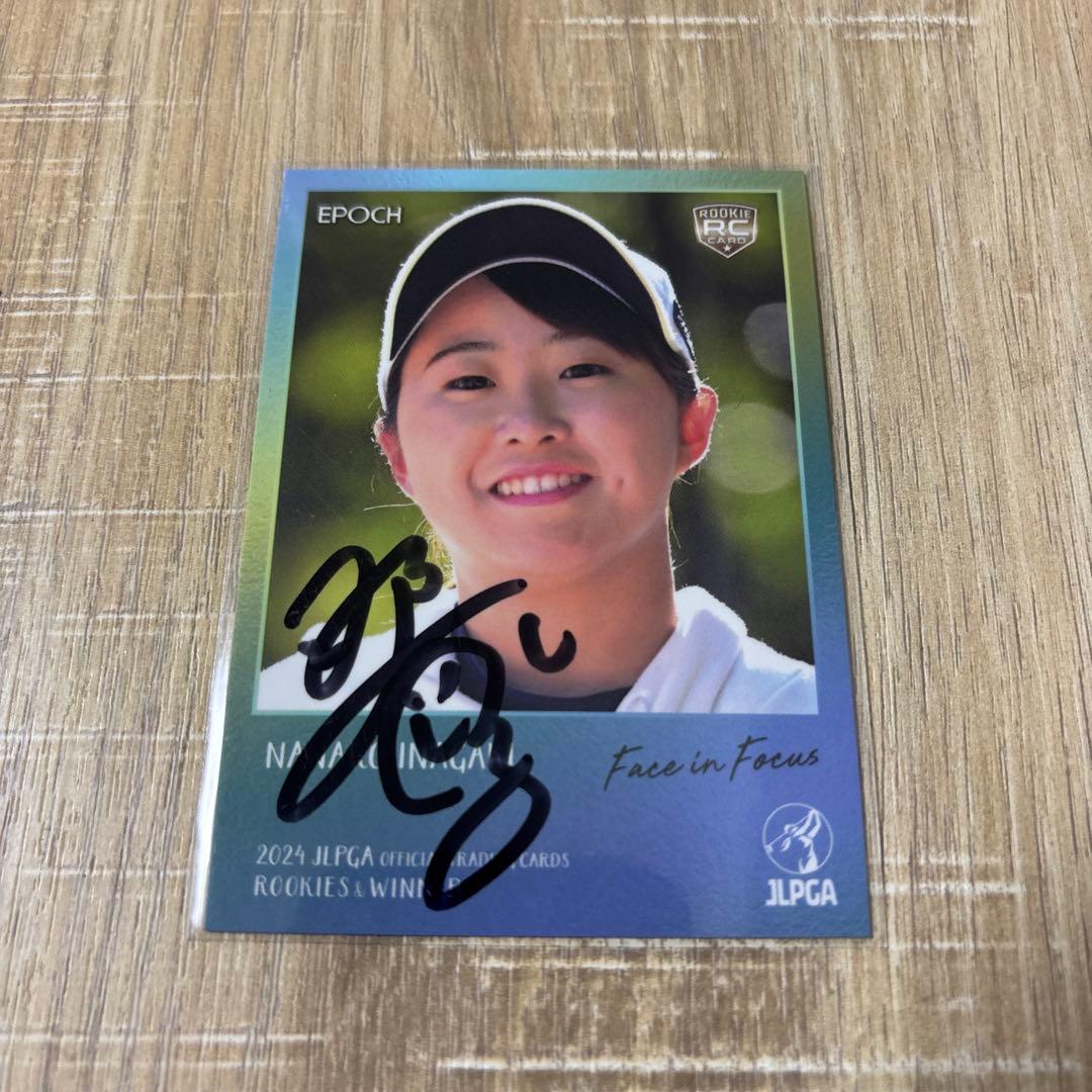 稲垣那奈子 直筆サインカード 女子プロゴルフ JLPGA 2024 EPOCH - メルカリ