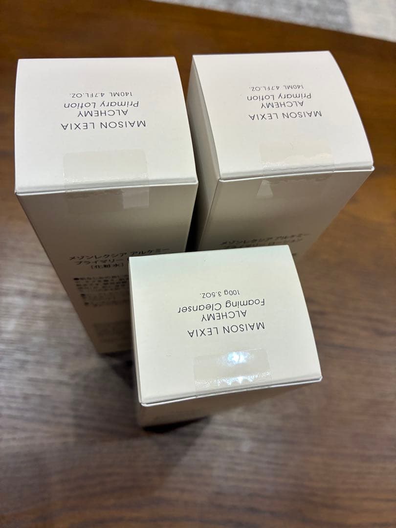 ＜新品⭐︎未開封＞　MAISON LEXIA アルケミー　化粧水2本・洗顔料