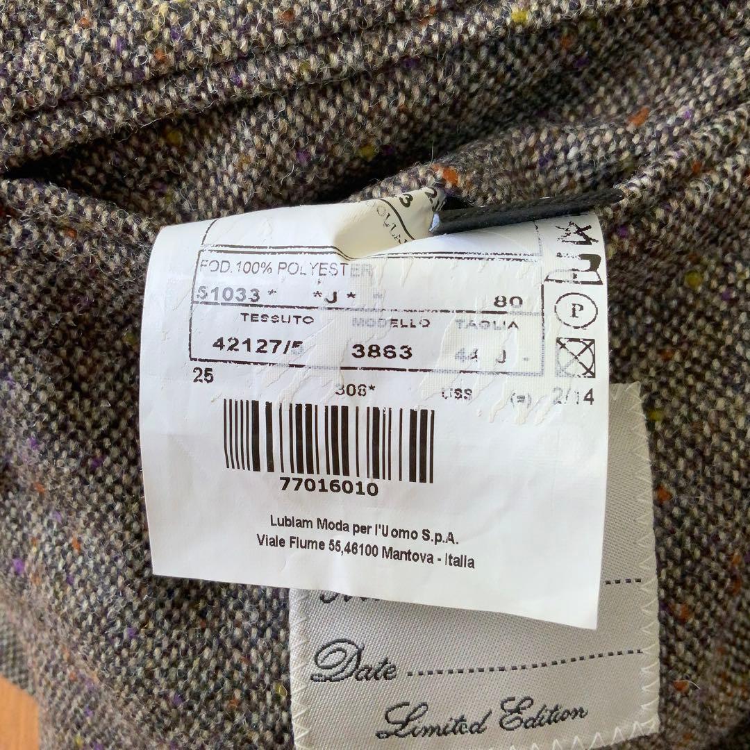 L.B.M.1911 ルビアム ウールジャケット 44ブラウン ホームスパン伊製