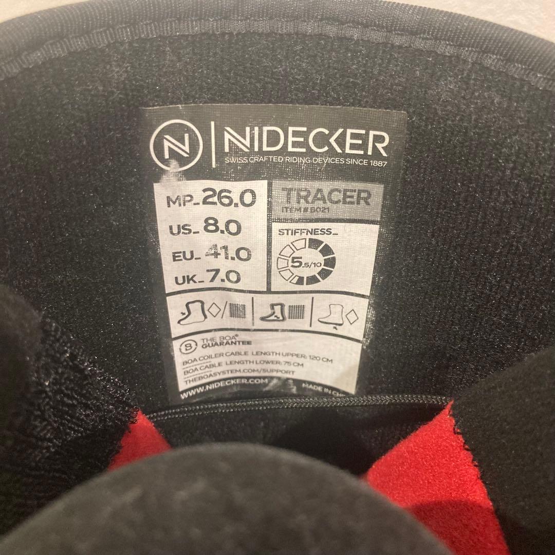 NIDECKER ナイデッカー TRACER 26.0cm スノーボードブーツ