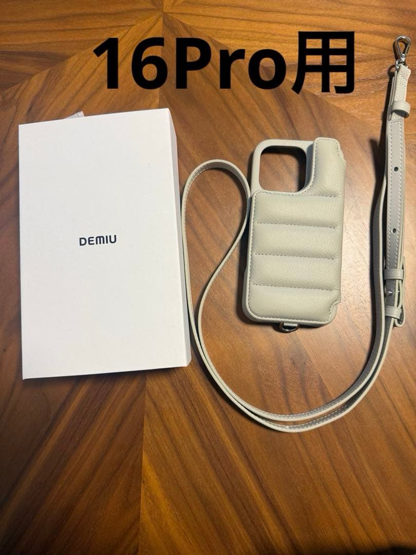 新品未使用】DEMIU パールカラー 手帳型ケース ストラップ付き - メルカリ