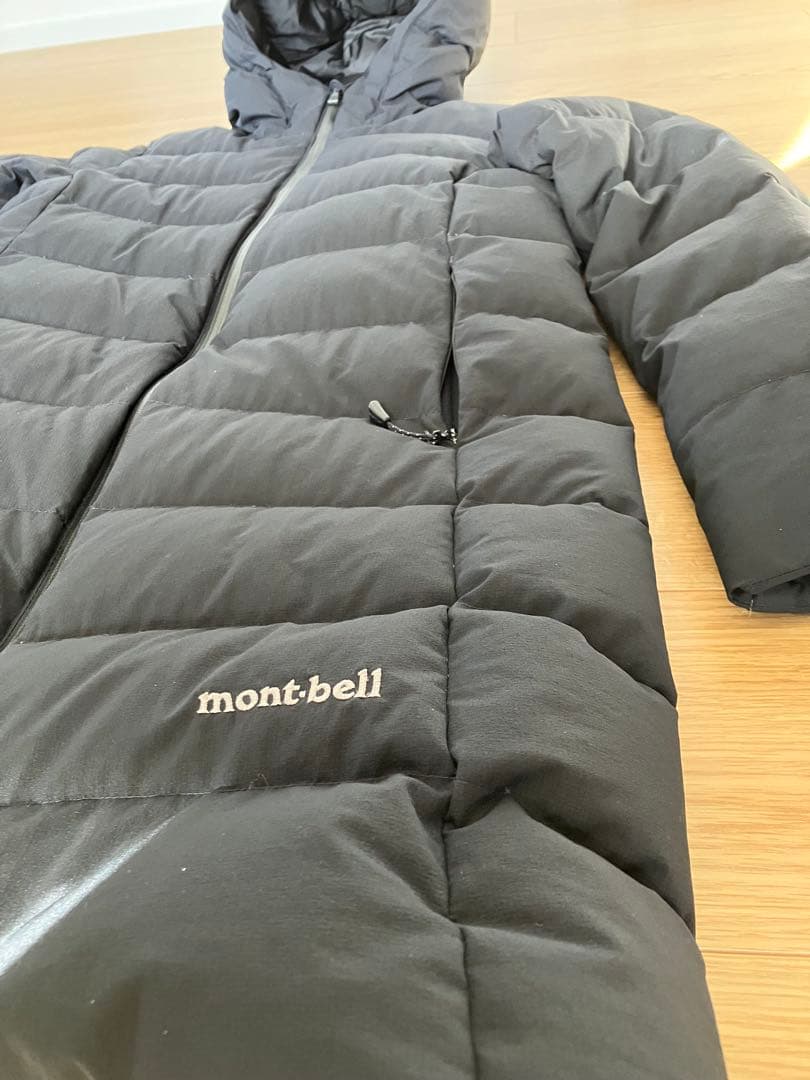 mont-bell コルチナダウンコートXS　フード付きブラック