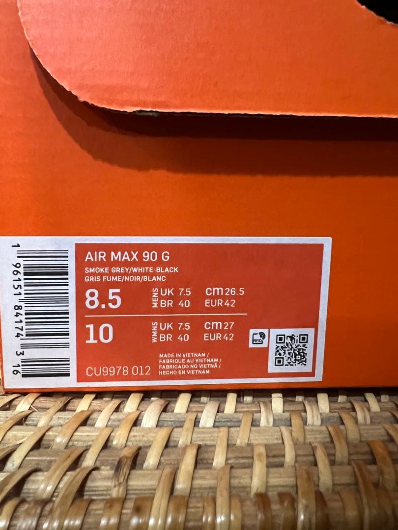 新品未使用 Nike AirMax 90G