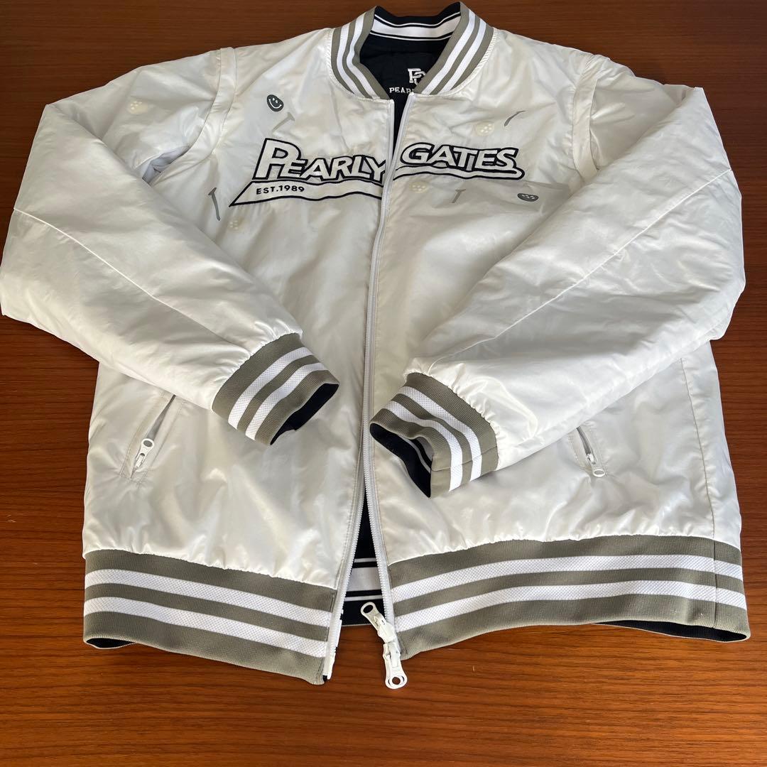 PEARLY GATES ホワイトジャケット メンズ サイズ5 リバーシブル