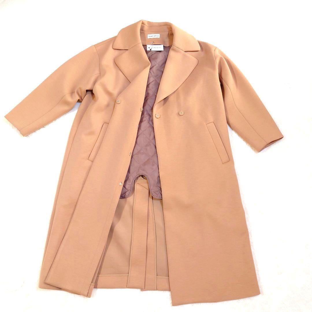 【新品】 イアパピヨネ SUMi−STYLE ライナー付き シンプルロングコート
