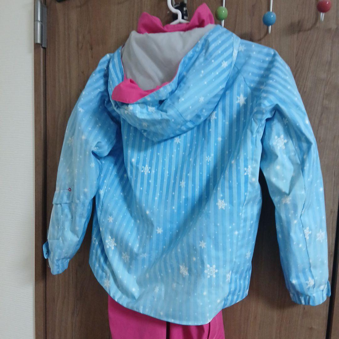 DESCENTE Descente 子ども用スキーウェア 水色/ピンク130 デサント