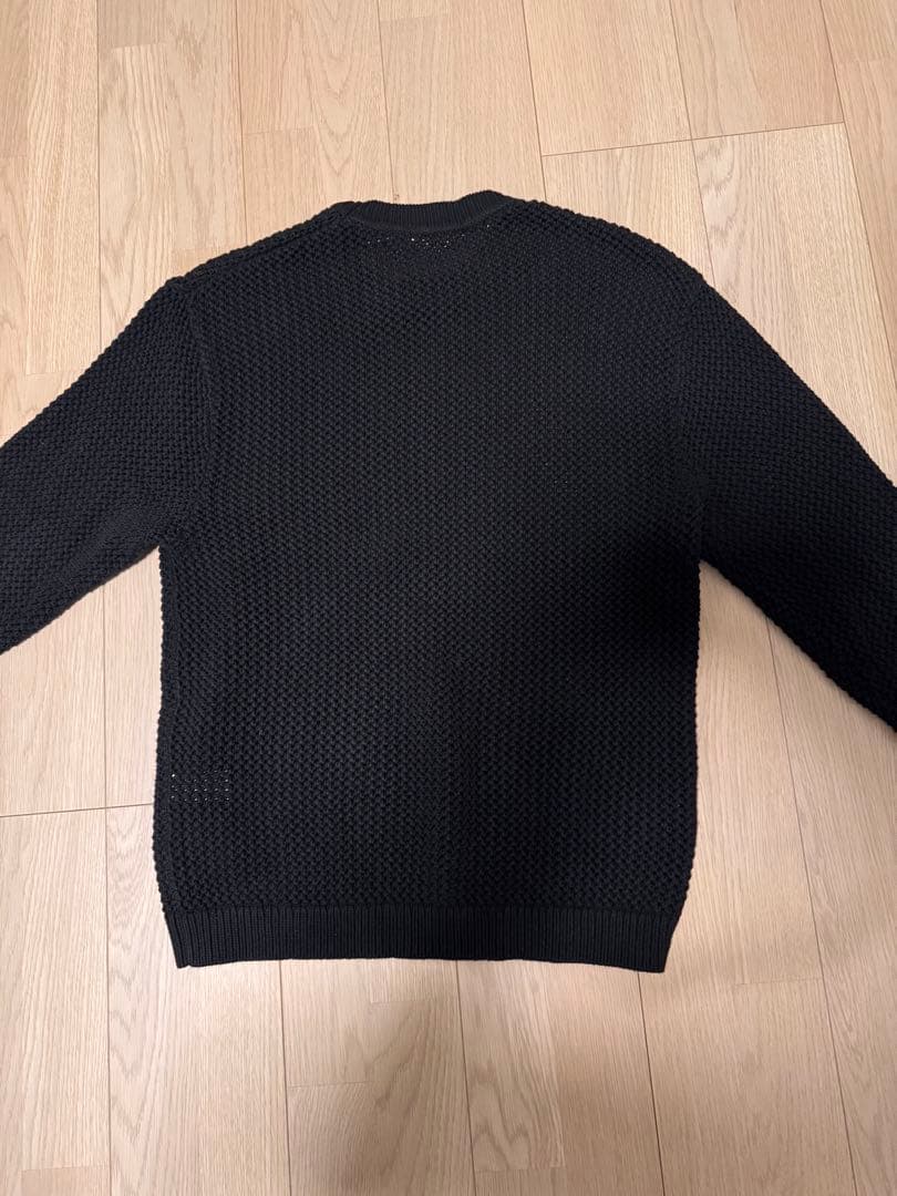 s*e様 Supreme ブラック クルーネックセーター