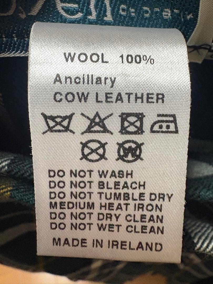 オニールオブダブリン　ダークグリーンのチェック柄