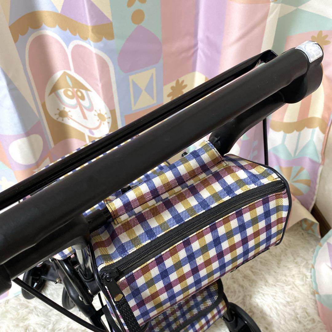 美品　幸和製作所 シルバーカーTacaoF テイコブナノン　チェック