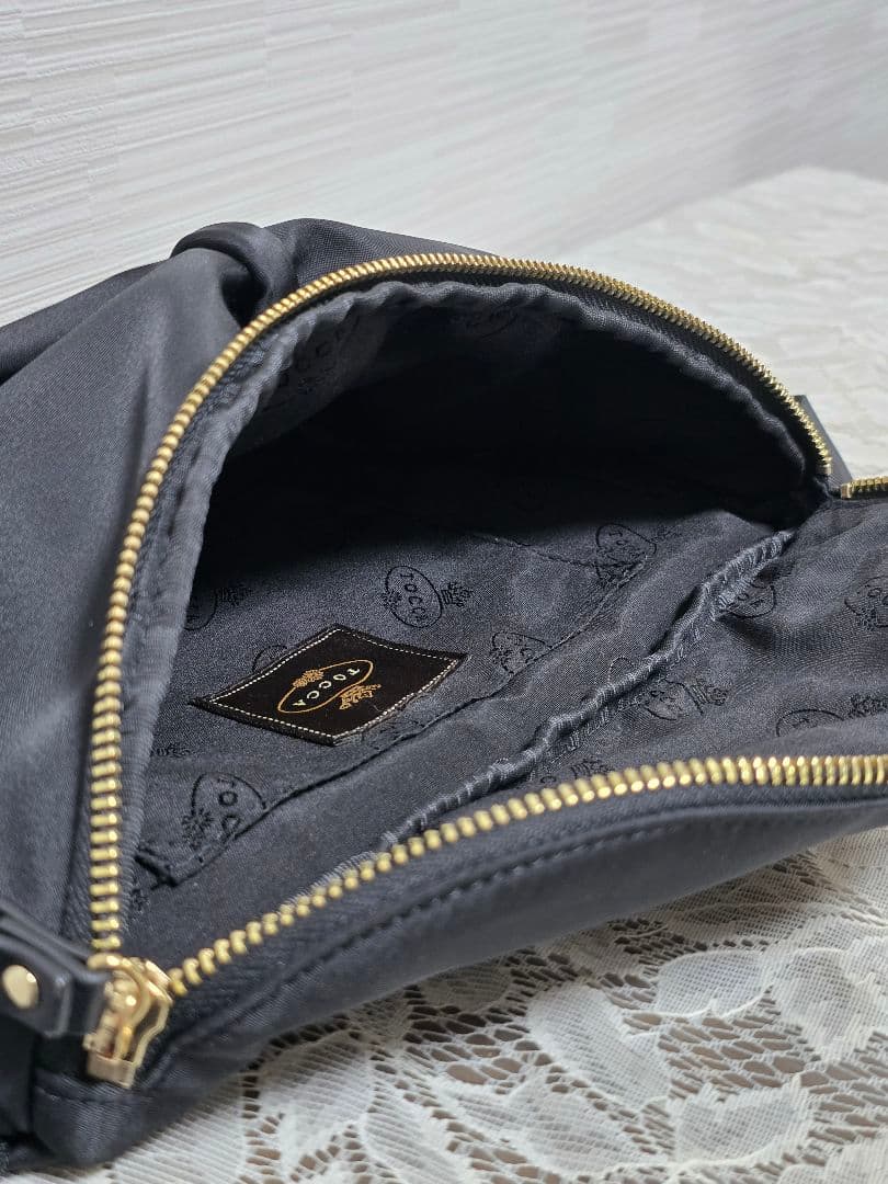 TOCCA RIBBON KNOT BODY BAG ボディ バッグ ブラック系