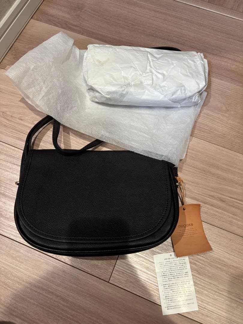 タイムセール★未使用品★栃木レザーFlap Shoulder bag Small