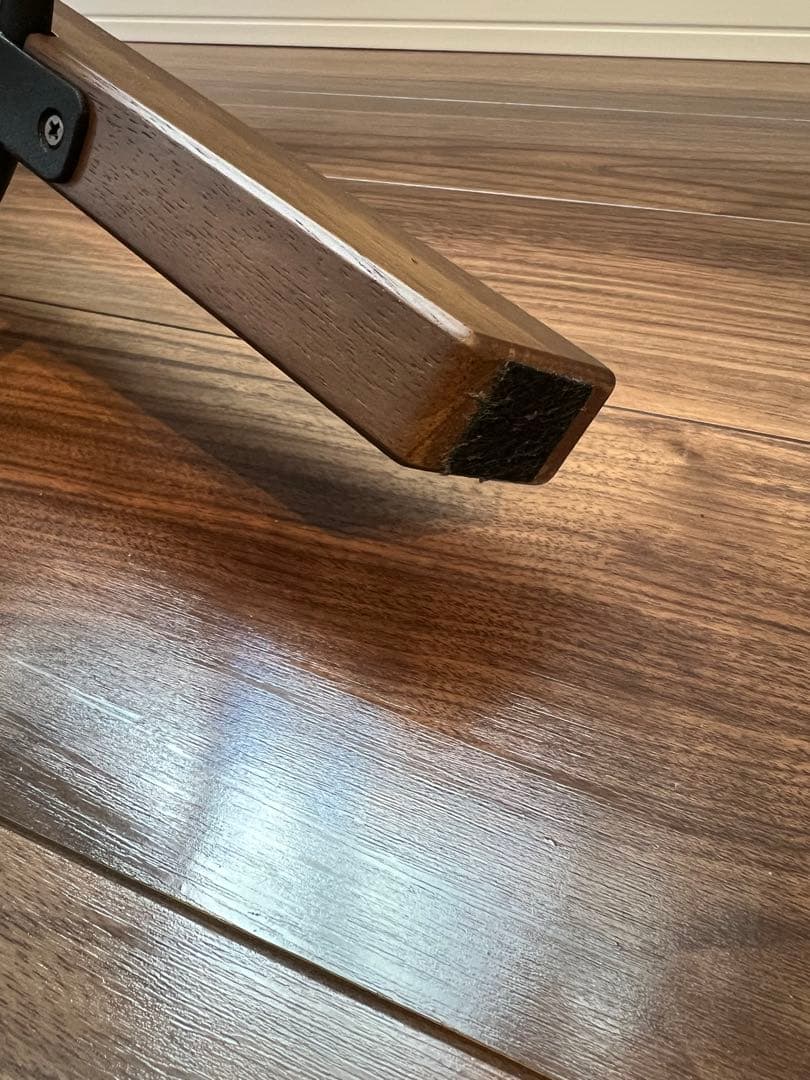 unico VIZ(ヴィズ)　スツール サイドテーブル ブラウン 高さ調整可能