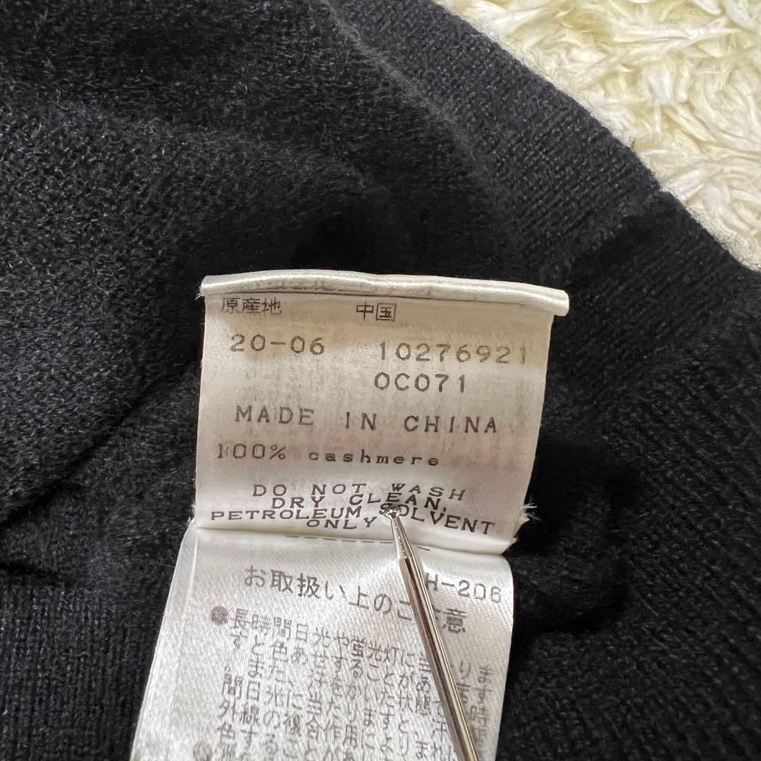 【カシミヤ100%】St ANDREWS モックネック ニット ゴルフ L 黒