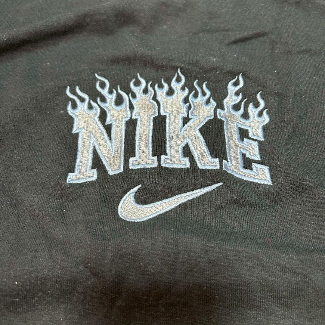 y2k NIKE ファイヤーロゴ GILDANボディ - メルカリ