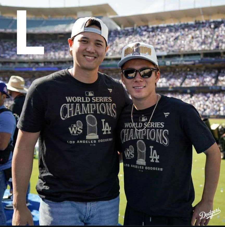 ロサンゼルス ドジャース ワールドシリーズ パレード Tシャツ 大谷翔平
