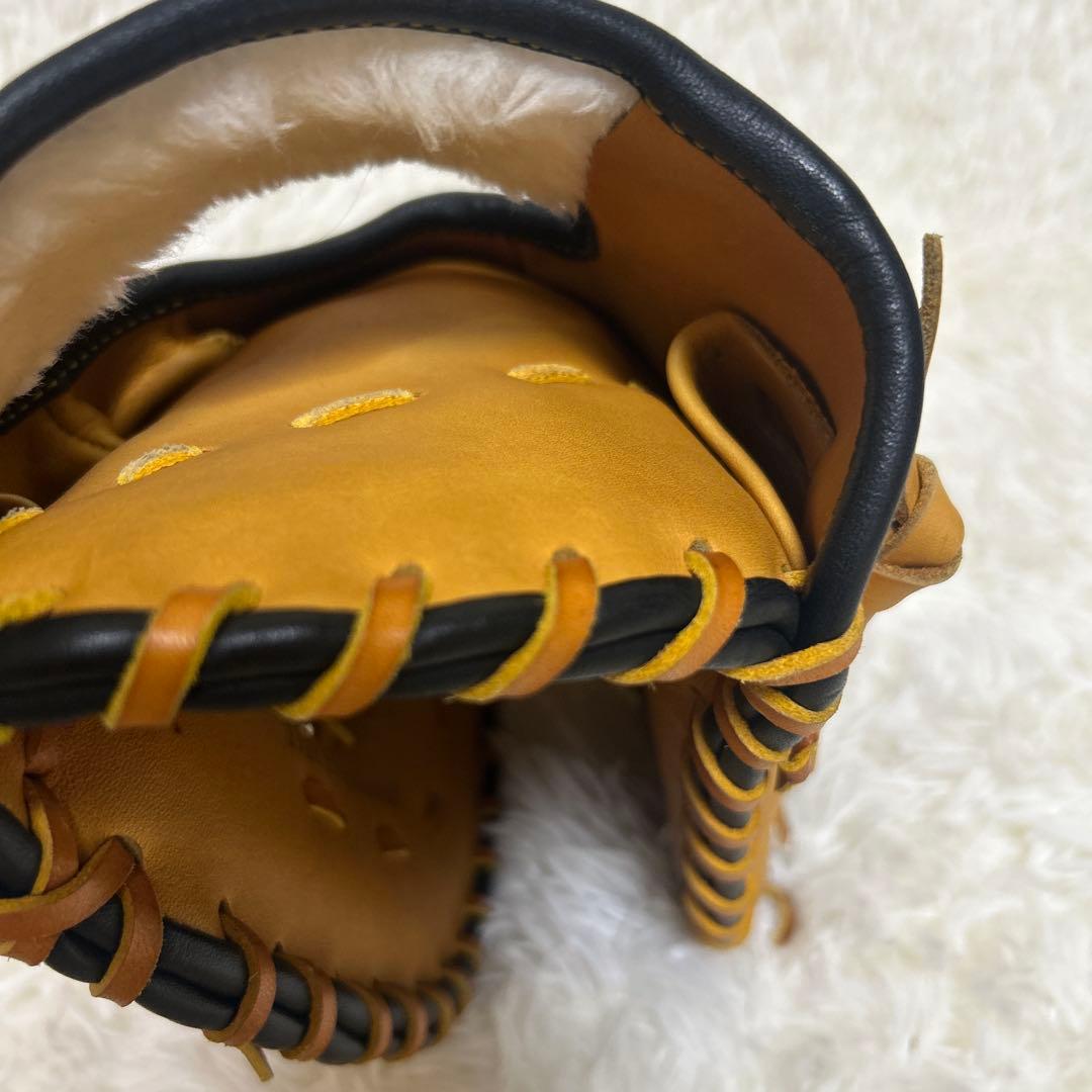 【美品】久保田スラッガー 軟式 ファーストミット KSF-ZUR タン×ブラック