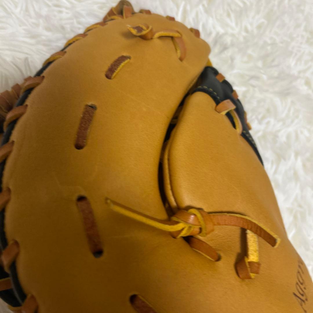 【美品】久保田スラッガー 軟式 ファーストミット KSF-ZUR タン×ブラック