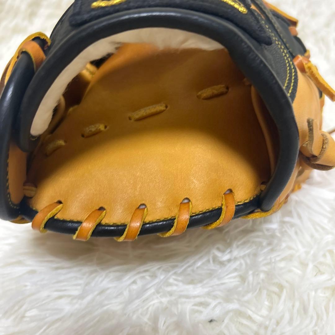 【美品】久保田スラッガー 軟式 ファーストミット KSF-ZUR タン×ブラック