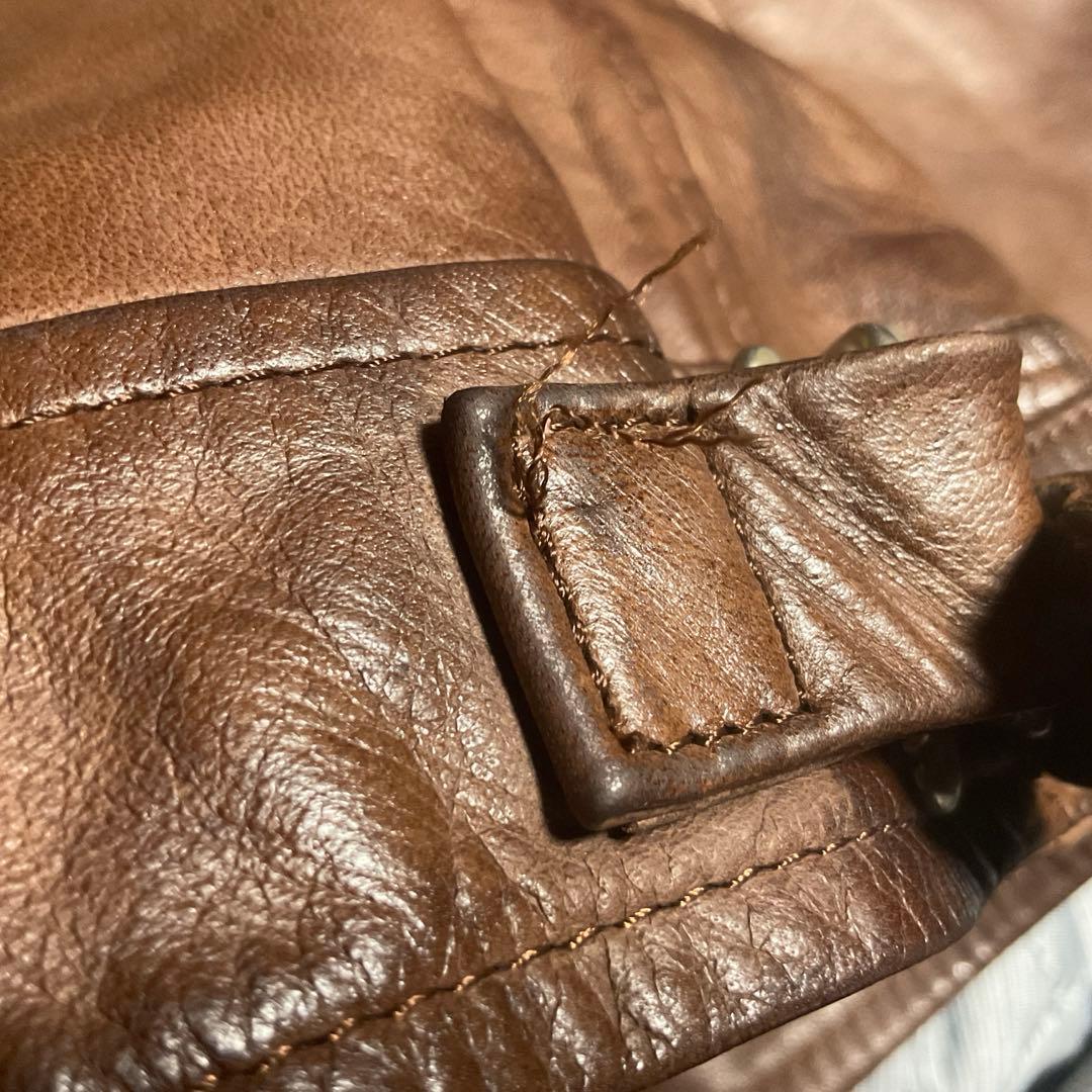 DOARAT 馬革 ライダースジャケット ホース ブラウン