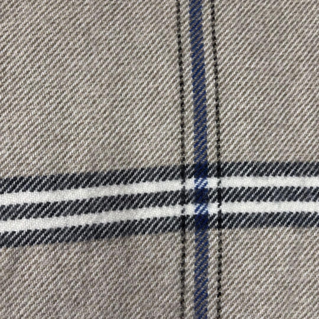 BEGG&CO✨トゥモローランド✨大判マフラーストール✨チェックアンゴラウール混