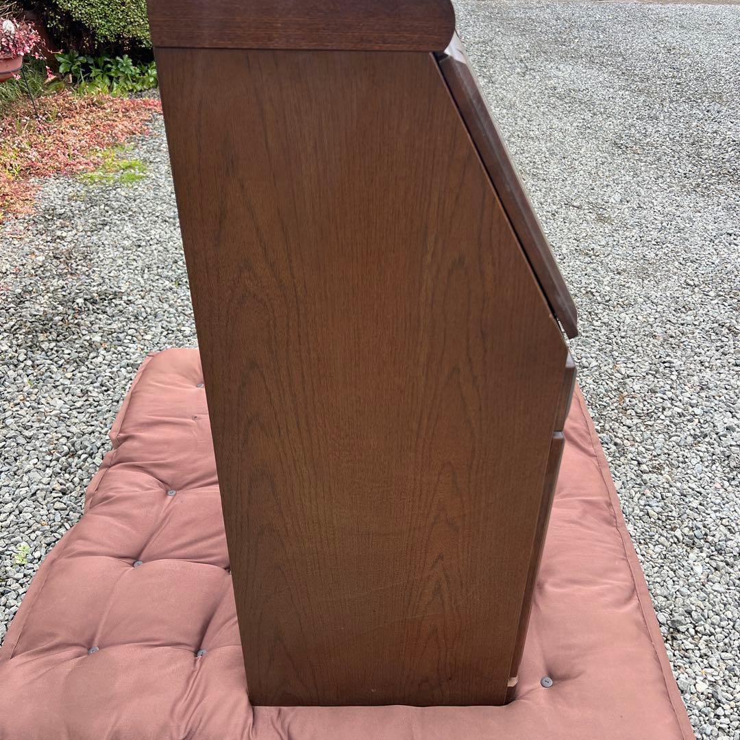 ライティングデスク ライティングビューロー レトロ 天然木 vintage