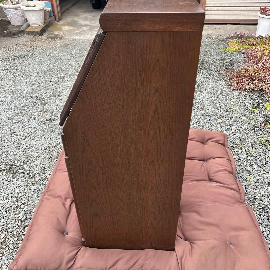 ライティングデスク ライティングビューロー レトロ 天然木 vintage