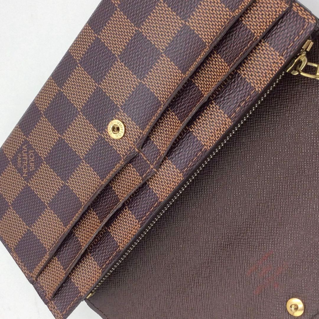 Louis vuitton ルイヴィトン ダミエ 長財布 ポルトフォイユ・サラ