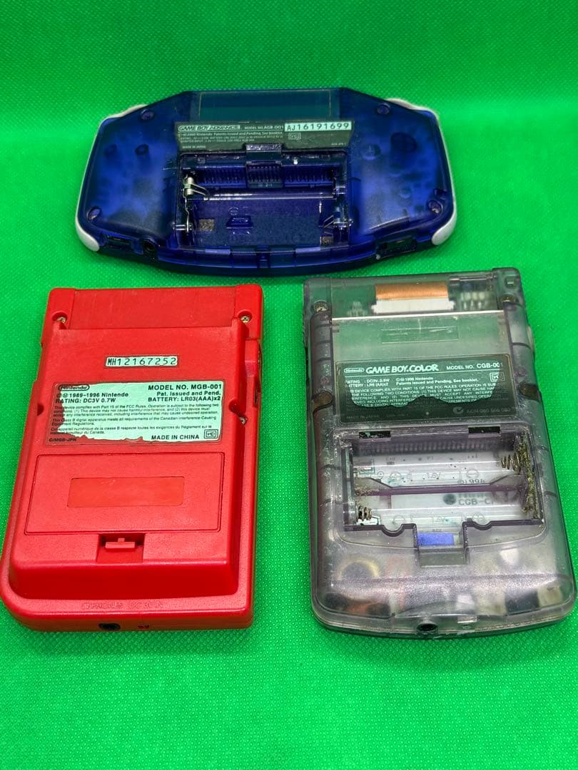ジャンク品 ゲームボーイカラー ゲームボーイアドバンス ゲームボーイポケット