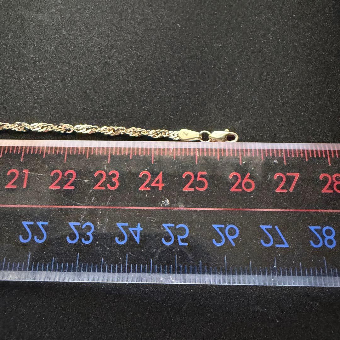 【ほぼ未使用】アバランチ　10Kゴールドアンクレット