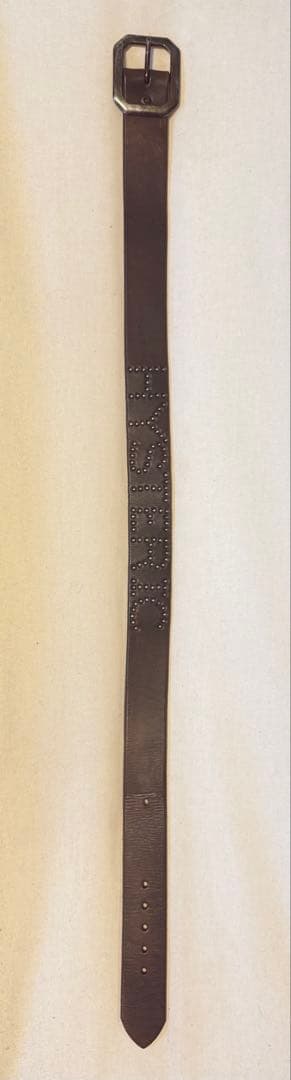 ⭐️HYSTERIC GLAMOUR x OLD STUDSベルト⭐️ブラウン⭐️S