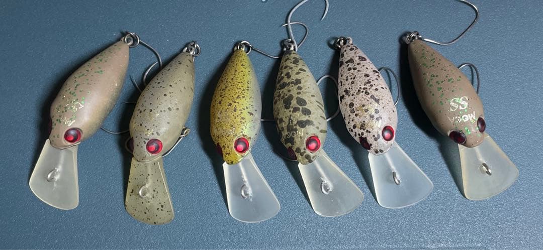 【超釣れ筋カラー】　黒まん　1415ノブ　ポテト　モカdr ss エリアトラウト