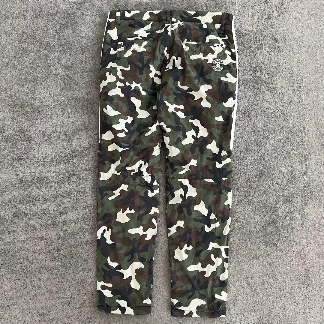 Pearly gates パーリーゲイツ 中綿入り 迷彩 カモフラ パンツ XL