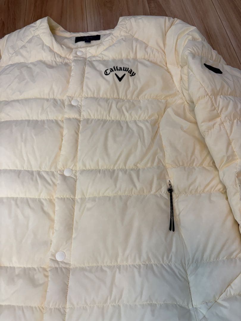 キ*ケ様 キャロウェイ ダウン アイボリーホワイト