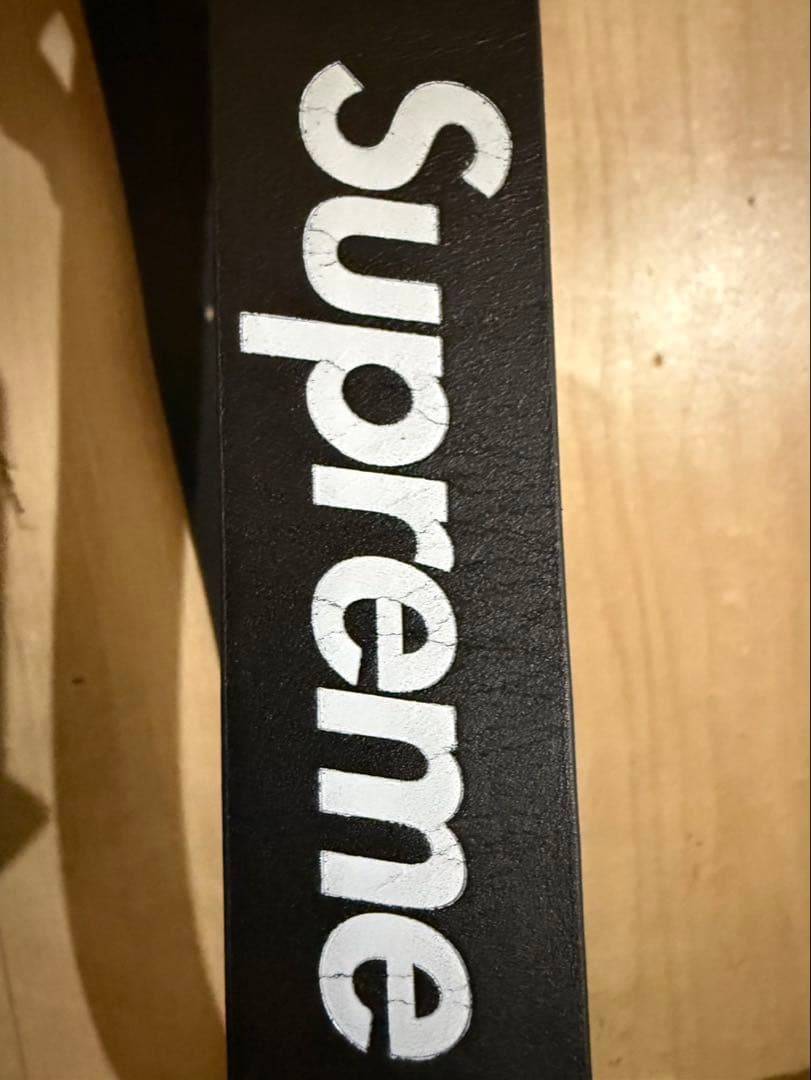 Supreme Repeat Leather Belt \"Black\" Mサイズ