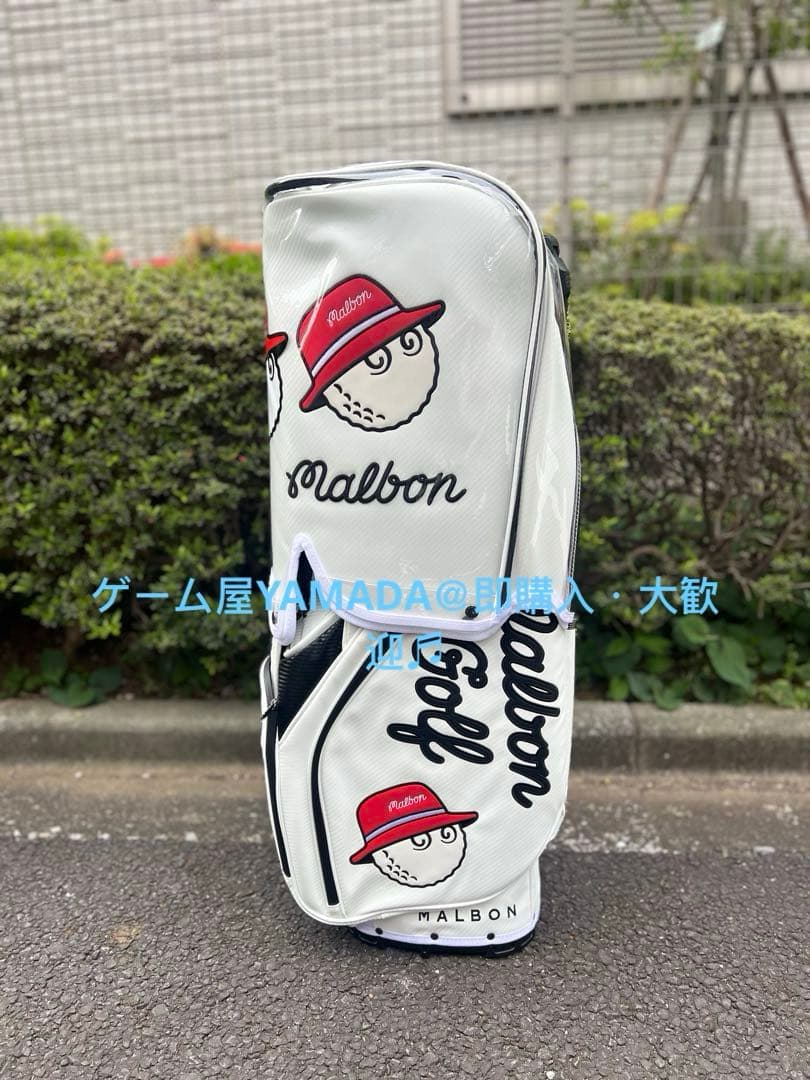 【即発送】 Malbon マルボンゴルフ キャディバッグ 男女兼用 スタンド式