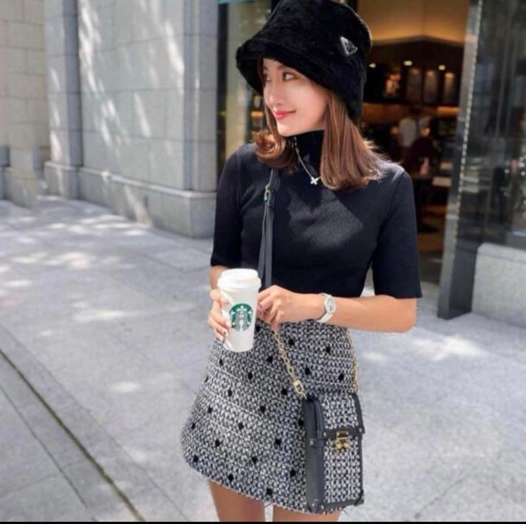 sheller ドットツイードレディキュロット シェリエ 即日発送☆